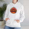 Grillmaster Hoodie – Flame Badge Front + Demon BBQ Back